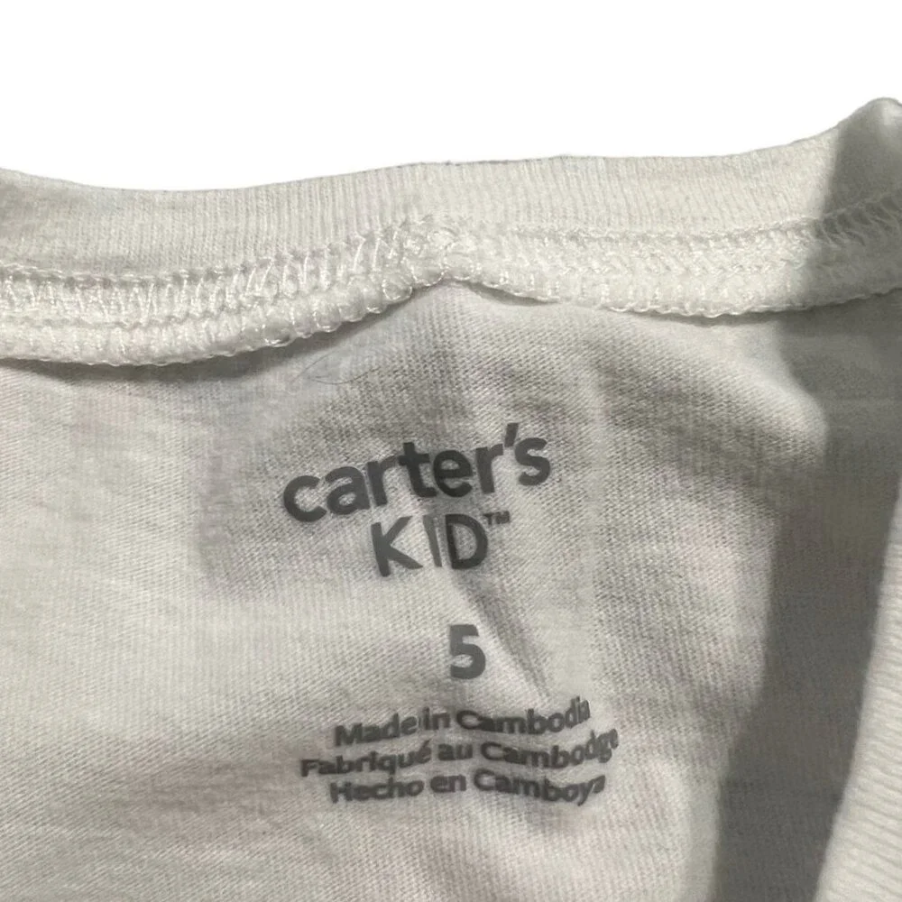 Carter's Kid Sz 5 Under Sea Graphic Tank Top